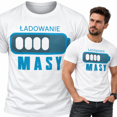 KOSZULKA ŚMIESZNA   ŁADOWANIE MASY